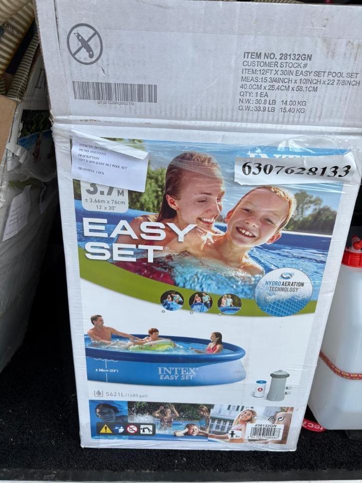 Intex zwembad Ø3,66m, Tuin en Terras, Zwembaden, Gebruikt, Opblaaszwembad, Minder dan 80 cm, 200 tot 400 cm, 300 cm of meer, Rond