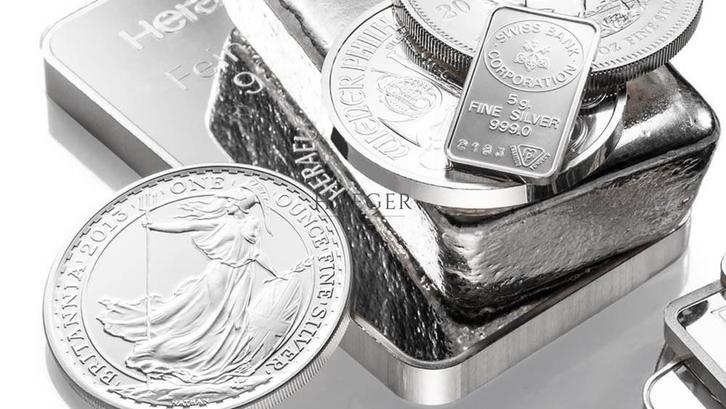 AANKOOP - Zilveren munten & baren (.999) - Spot + 5%, Postzegels en Munten, Edelmetalen en Baren, Zilver, Ophalen of Verzenden