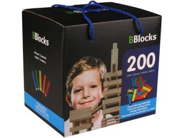 Bblocks bouwplankjes 200 stuks gekleurd beschikbaar voor biedingen