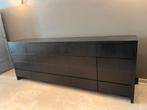 Dressoir noir pour télévision avec cache pour le télévision, Maison & Meubles, Armoires | Dressoirs, 25 à 50 cm, 200 cm ou plus