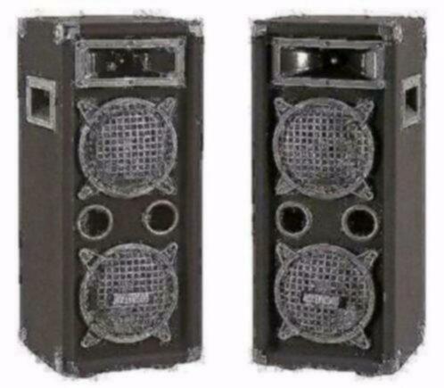 3 weg disco speakers 4 x 20 cm 600 Watt 11D, Audio, Tv en Foto, Luidsprekerboxen, Nieuw, Overige typen, Ophalen of Verzenden
