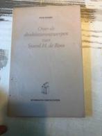 Over de drukletterontwerpen van Sjoerd H. de Roos, Design graphique, Sjoerd H. de Roos, Enlèvement ou Envoi, Comme neuf