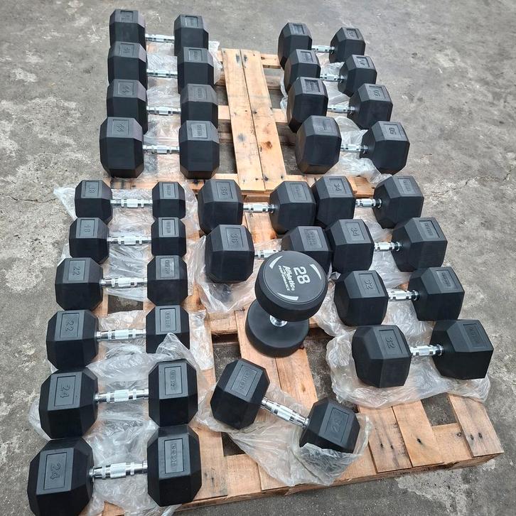Nieuwe Hexa Dumbells Set 18 kilo tot 50 kilo, Sport en Fitness, Fitnessmaterialen, Ophalen