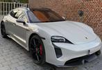 Porsche Taycan GTS / Sport Turismo / Gris Craie / FULL OPTIO, Auto's, Porsche, Automaat, 4 zetels, Gebruikt, Zwart