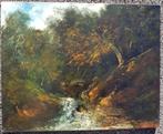 COURBET - Olieverf op doek c.1870 - Waterval in het bos, Verzenden