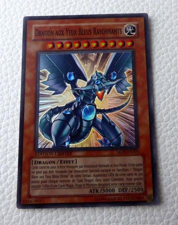 Yu-Gi-Oh! gebruikte kaart - Radiant Blue-Eyed Dragon beschikbaar voor biedingen