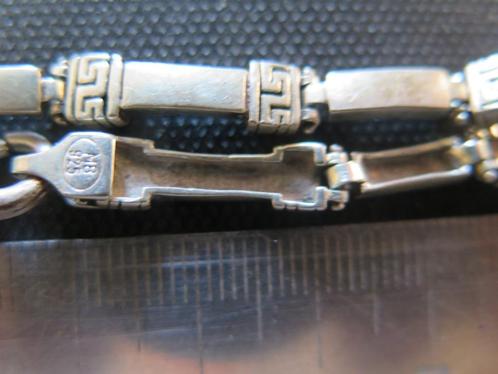 zilveren herenarmband, Handtassen en Accessoires, Armbanden, Gebruikt, Zilver, Zilver, Ophalen of Verzenden