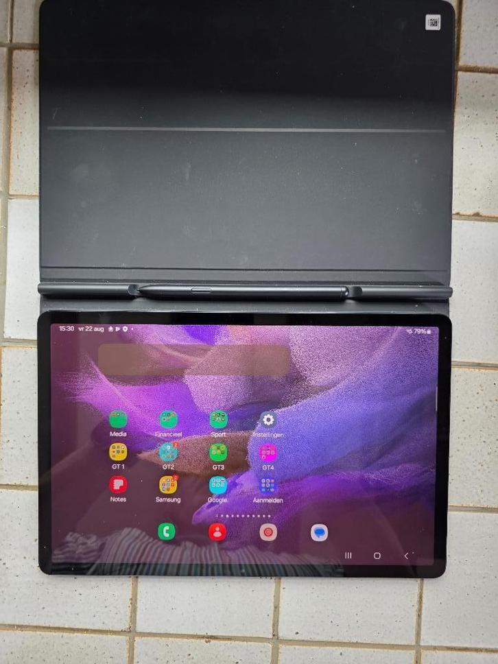 Samsung Tablet  TAB S7 FE Zwart, Computers en Software, Android Tablets, Zo goed als nieuw, 12 inch, 64 GB, Uitbreidbaar geheugen