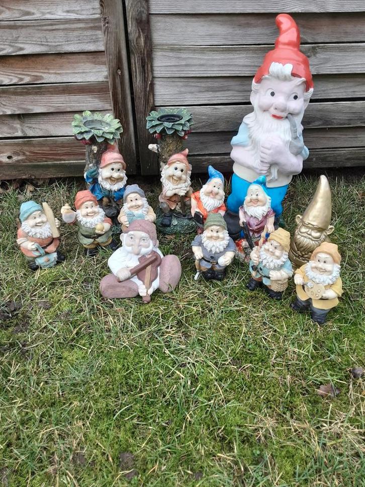 Decoratieve tuinkabouters  !  Nostalgie  jaren 80 !!, Tuin en Terras, Overige Tuin en Terras, Ophalen