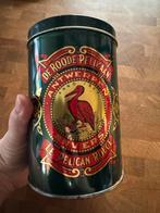 3 blikken roode pelikaan, Ophalen of Verzenden, Gebruikt, Koffie, Overige merken