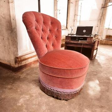 Fauteuil rose vintage / monoplace, Enlèvement