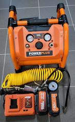 Draagbare compressor op batterijen, Doe-het-zelf en Bouw, Compressors, Ophalen of Verzenden, Zo goed als nieuw