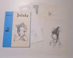 BD Illustration - Portfolio Bo - Silhouet Delaby Neuf, Eén stripboek, Nieuw, Ophalen of Verzenden, Philippe Delaby