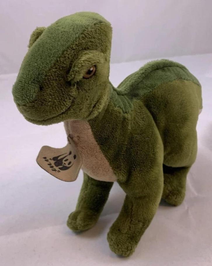 WWF dinosaurus knuffel Diplodocus 30x19cm dino, Kinderen en Baby's, Speelgoed | Knuffels en Pluche, Zo goed als nieuw, Verzenden