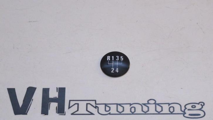 3D logo versnellingspook aanduiding 30mm 5 versnellingen, Auto diversen, Tuning en Styling, Ophalen