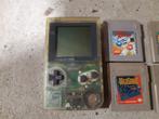 Nintendo Gameboy Transparant met 6 spelletjes, Ophalen of Verzenden, Gebruikt