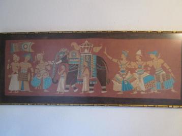 Batik coloré du Sri Lanka, Enlèvement