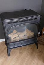 Aardgaskachel met keramische houtblokken, Huis en Inrichting, Kachels, Ophalen, Gebruikt, Gas, Vrijstaand