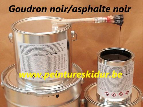 Goudron noir d'étanchéité pour toiture, murs, bas de caisse, Doe-het-zelf en Bouw, Verf, Beits en Lak, Nieuw, Zwart, Ophalen