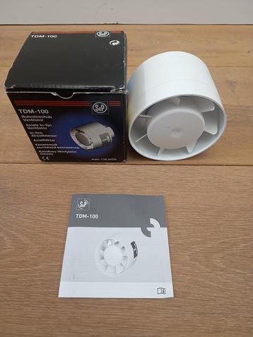 Buisventilator - Soler & Palau - TDM100 - NIEUW beschikbaar voor biedingen
