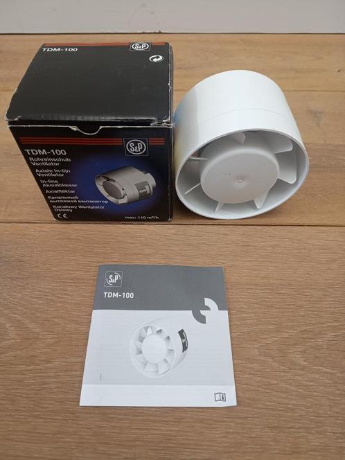 Buisventilator - Soler & Palau - TDM100 - NIEUW, Doe-het-zelf en Bouw, Ventilatie en Afzuiging, Nieuw, Ventilator, Ophalen of Verzenden