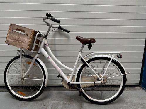 Cortina U4 26 inch transporter meisje fiets mooi wit ‍️, Fietsen en Brommers, Fietsen | Dames | Damesfietsen, Gebruikt, Versnellingen