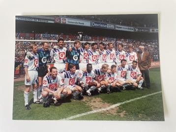 Originele persfoto's titelviering RSC Anderlecht 1993-'94 beschikbaar voor biedingen