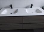 dubbele wastafel Balmani nieuw, Neuf, Lavabo ou Évier, Moins de 25 cm, Moins de 100 cm