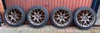 Japan Racing JR18 17x7 ET40 4x100 OF 4x114, Auto-onderdelen, Banden en Velgen, 205 mm, 17 inch, Velg(en), Gebruikt