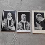 Z.H. Paus Pius XII  ( Eugenio Pacelli)  3 stuks, Verzamelen, Bidprentjes en Rouwkaarten, Ophalen of Verzenden