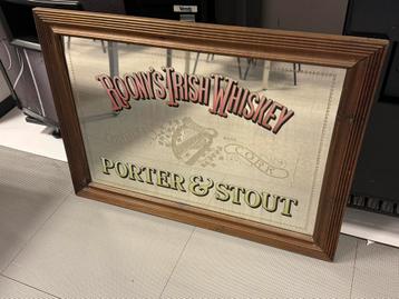 Grote reclame spiegel Irish Whiskey beschikbaar voor biedingen