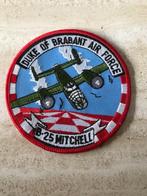 Patch "DUKE OF BRABANT AIR FORCE B-52 Mitchell" (nr3513), Ophalen of Verzenden, Luchtmacht, Embleem of Badge