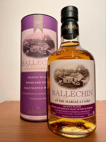 Whisky Ballechin Marsala Cask 5th release beschikbaar voor biedingen