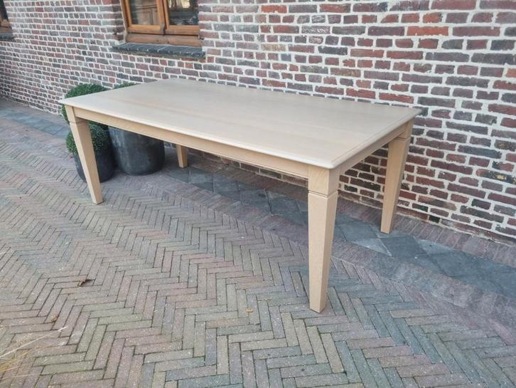 Vol eiken eettafel, Huis en Inrichting, Tafels | Eettafels, Zo goed als nieuw, Ophalen of Verzenden