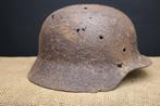 WW2 M35 RELIC Normandië., Ophalen of Verzenden, Landmacht, Helm of Baret