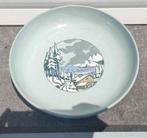 plat en longwy decor hivernal, Antiek en Kunst, Antiek | Keramiek en Aardewerk, Ophalen of Verzenden