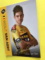 Wielerkaart team jumbo wout van aert, Sport en Fitness, Verzenden, Zo goed als nieuw