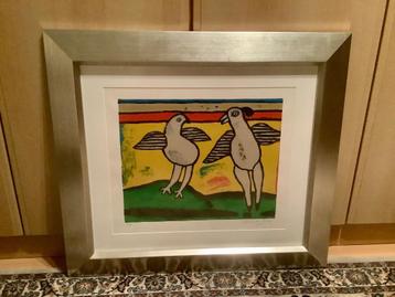 Corneille litho, handgesigneerd. beschikbaar voor biedingen
