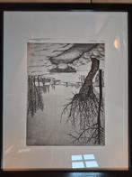 Gravure, Emiel De Cooman, Trouw, Antiquités & Art, Art | Eaux-fortes & Gravures, Enlèvement ou Envoi