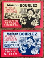 ARTICLES FUMEURS/MAISON BOURLEZ/RENAIX anciennes étiquettes, Enlèvement ou Envoi, Comme neuf, Autres types
