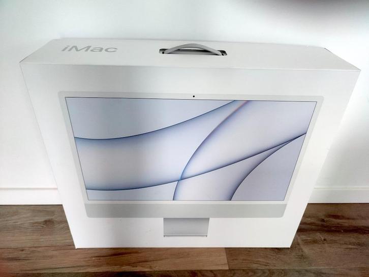 Apple Imac 24" M1 Silver edition (nieuw), Computers en Software, Apple Desktops, Nieuw, iMac, SSD, 8 GB, Ophalen of Verzenden