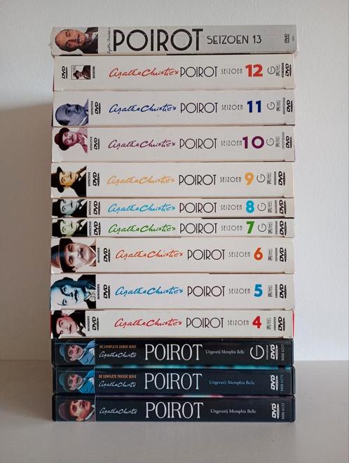 Hercule Poirot complete serie 1 - 13 + de ontbrekende film, Cd's en Dvd's, Dvd's | Tv en Series, Zo goed als nieuw, Verzenden
