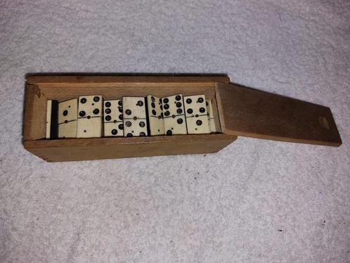 oud domino stenen-spel, begin 1900, Antiek en Kunst, Curiosa en Brocante, Ophalen of Verzenden