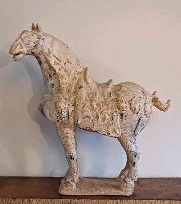 Groot geëmailleerd paard -Tang dynastie, Antiek en Kunst, Kunst | Beelden en Houtsnijwerken, Ophalen of Verzenden