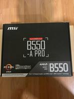 MSI B550-A PRO moederbord AM4, Computers en Software, Moederborden, Gebruikt, DDR4, Ophalen of Verzenden, Socket AM4