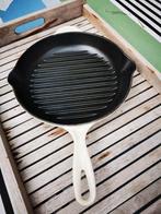 Le creuset skillet grillpan 28, Ophalen of Verzenden, Zo goed als nieuw