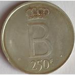 Zilver België 250 frank, 1976 Boudewijn I /ROI DES BELGES, Postzegels en Munten, Zilver, Ophalen of Verzenden, Zilver, Losse munt