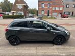 Opel Corsa E 3D Black Edition 1.2 Benzine, Auto's, Voorwielaandrijving, Stof, Gebruikt, Euro 6