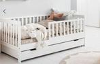 Peuterbed Petite Amelie 140 x 70 wit + Matras, Ophalen, Wit, 190 cm of minder, Zo goed als nieuw