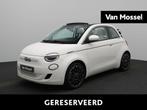Fiat 500e C La Prima 42 kWh, Auto's, 4 zetels, Parkeersensor, Cabriolet, Wit